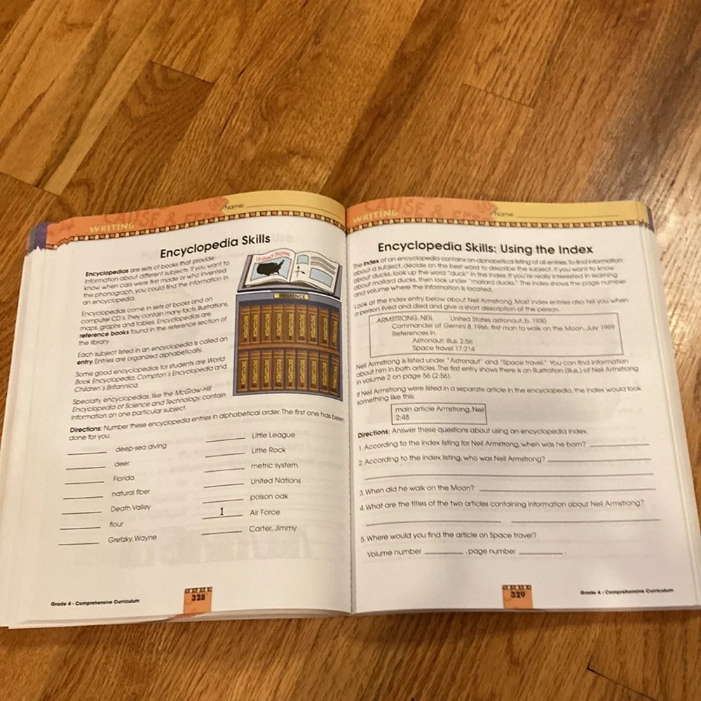 4th Grade workbook